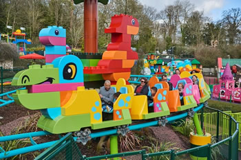 DUPLO Dino Coaster ride at Legoland Windsor - official Legoland Windsor image